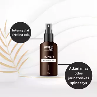 Senėjimą stabdantis veido odos tonikas su aktyvia hialurono rūgštimi